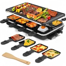 appareil a raclette appareil raclette 8 personnes avec 1 grille à raclette ré...