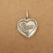 médaille Amoureux « Je t’Aime » fidélité Amour anniversaire mariage fiançailles