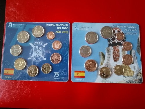 Lot coffrets euros - 2, bu