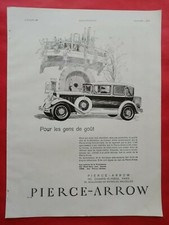 Publicité de presse Automobile PIERCE-ARROW - ENERGOL - PALMOLIVE Juillet 1930 