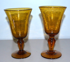 2 Verres à Pied Verre