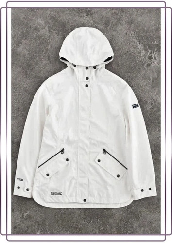 Veste blanc imperméable - , femme