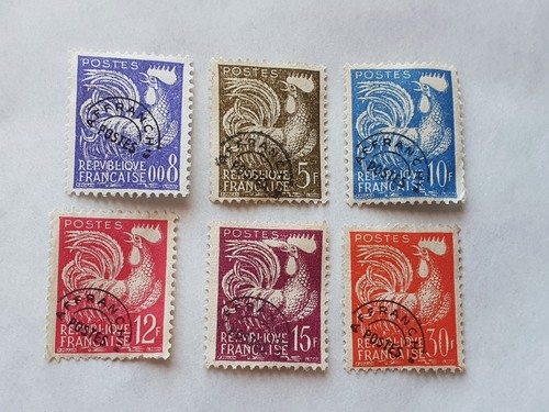 Timbre stamp france coq - timbre,