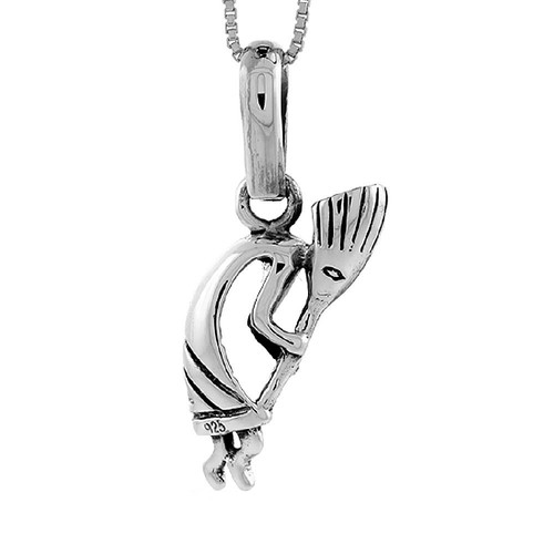Pendentif charme kokopelli - pendentif, /