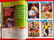 FOOTBALL ONZE MONDIAL n°11 SPÉCIAL MONDIALE 1990 + POSTER & FICHES PELÉ MARADONA