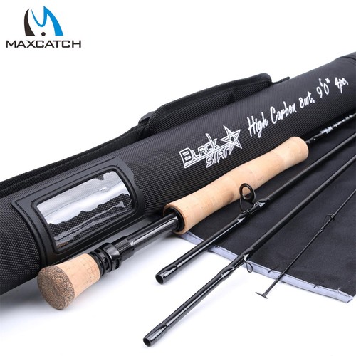 Maxcatch black star - black, canne