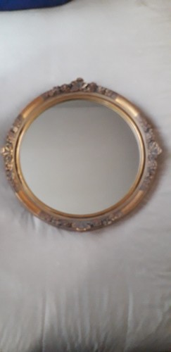 Miroir ancien forme ronde - ancien, de