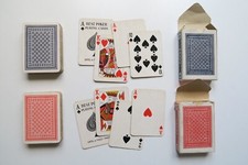 Lot Ancien jeu de cartes Catel Et Farcy Paris, 2 x 52 cartes – complet