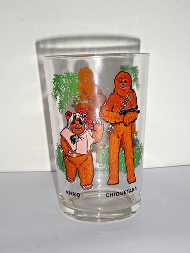 Verre moutarde vintage - à,