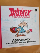 livre bd livret asterix n°5 agecanonix dans asterix aux jeux olympiques