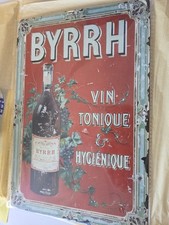 Plaque émaillée byrrh