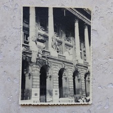 PHOTO ANCIENNE : LIBERATION de PARIS le 27/8/44 HOTEL CRILLON COLONNE en MOINS