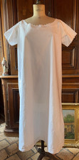 Ancienne chemise robe brodée - ancienne, chemise/