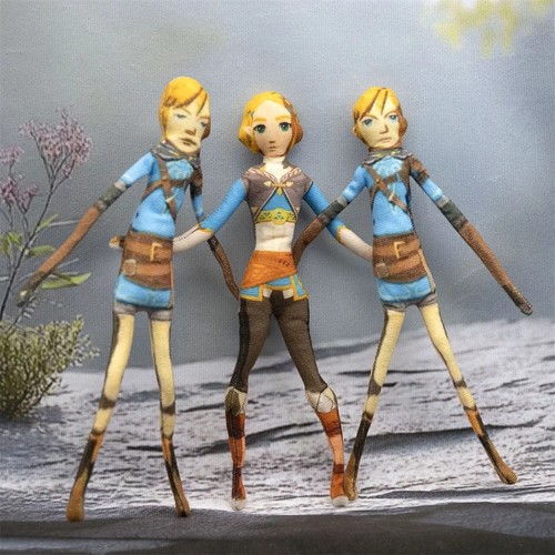 28cm zelda link cosplay doll - zelda,