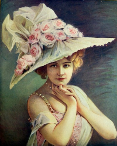 Illustration mlle derval - illustration,