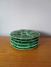 5 Assiettes  à Huitres /