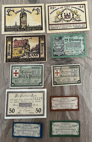 Lot billets allemand - de,