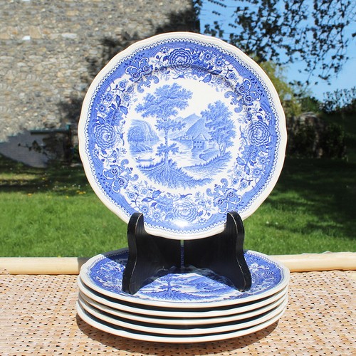 Lot anciennes assiettes - 6,