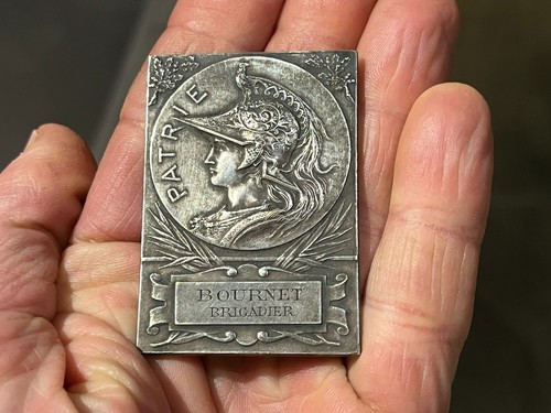 Médaille plaquette bronze - médaille,