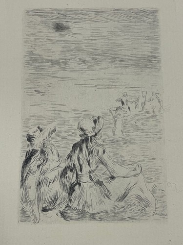 Rare eau forte renoir - rare, la