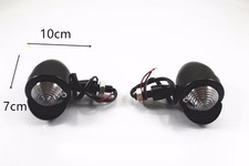 Clignotant moto noir CB CG GN 125 Café Racer Custom Vintage