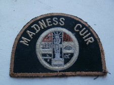 Ecusson Vintage MADNESS CUIR 