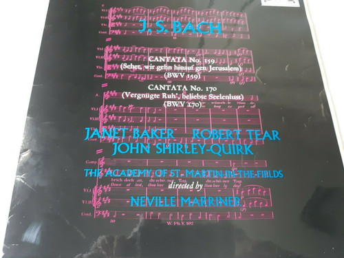 Bach cantatas 159 170 baker - cantatas, (baker