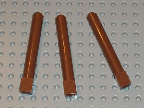 Lego redbrown brick round - 3,