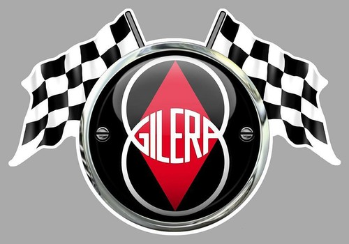 Gilera flags sticker vinyle - sticker,