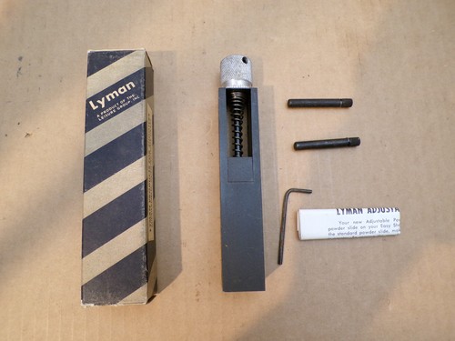 Lyman adjustable powder bar - powder,