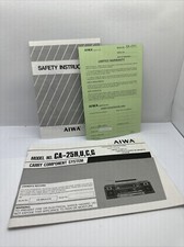 Aiwa Model No. ca-25h,u,c,g