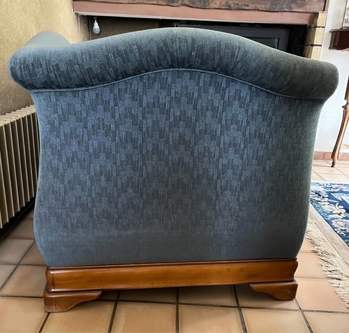 Meridienne banquette velours - banquette:,