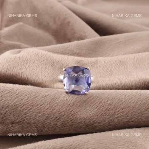 Argent sterling naturel - argent, iolite