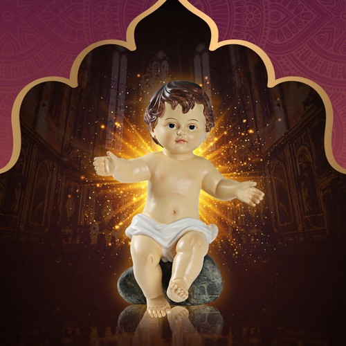 Bébé jésus poupée - bébé, statue