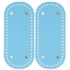 2 Pièces pour PU Cuir Ovale