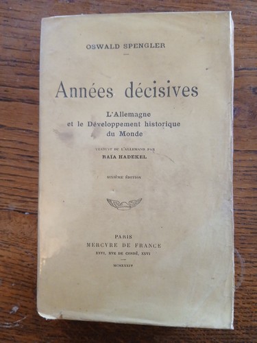 Années décisives oswald - années,