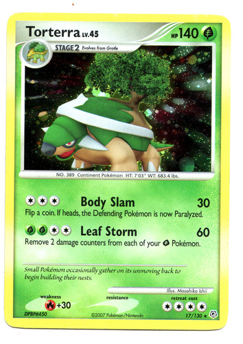 Pokemon card torterra - pokemon,