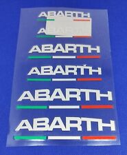 Lot de 6 stickers Abarth pour