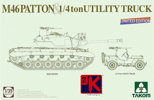 Takom 2117x m46 patton tank - takom, us