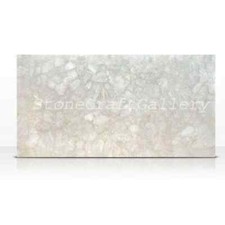 122cm x 61cm Blanc Quartz Centre Table Top / Quartz Dîner Comptoir Cuisine Décor