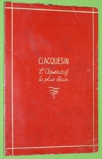 CALEPIN CARNET ANNEES 1930 PUBLICITE VIN CLACQUESIN