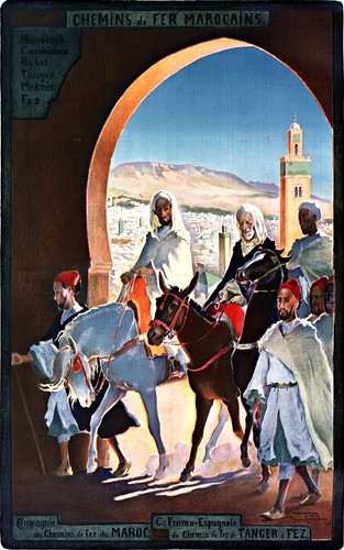 Affiche chemin fer - chemin, de