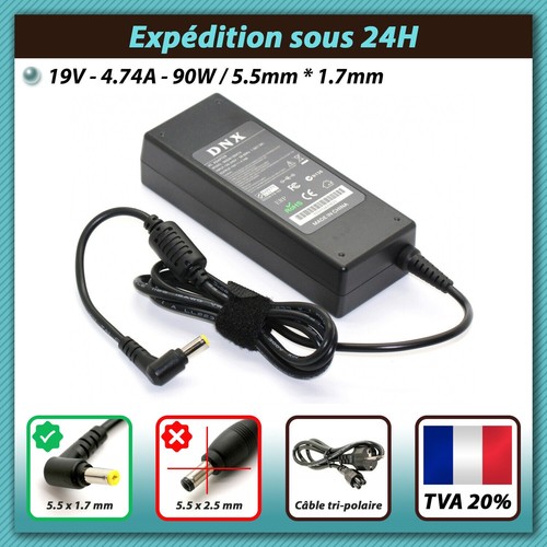 Adaptateur chargeur pour - , acer