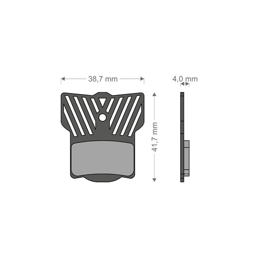 Pastilles frein brenta - pastilles,