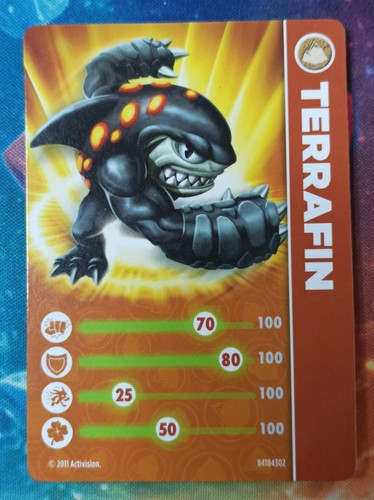 Carte terrafin skylanders - carte,