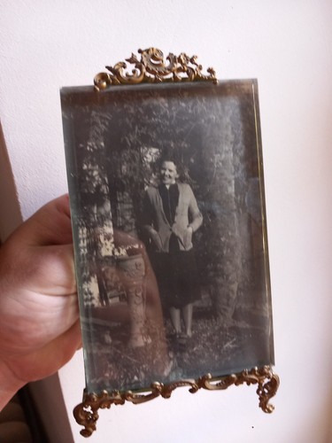 Cadre porte photo - photo, laiton
