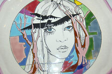 Assiette émaux de longwy St