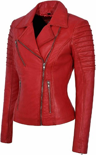 Blouson moto motard - motard, rouge