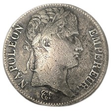 Napoléon 1er, 5 francs Napoléon empereur, république française 1808 Limoges -...