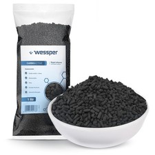 Granulés de Charbon Actif 1 L pour Aquarium Bassin Approvisionnement en Eau |...